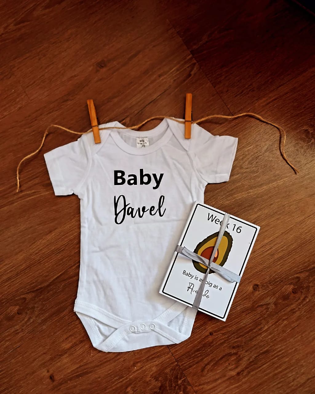 Pregnancy Milestone Cards & Onesie